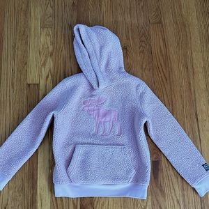 Abercrombie kids Sherpa hoodie 9/10